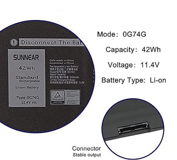 ASUNCELL R8D7N Battery Replacement for Dell Inspiron 3000, Latitude 5000/7000 Series
